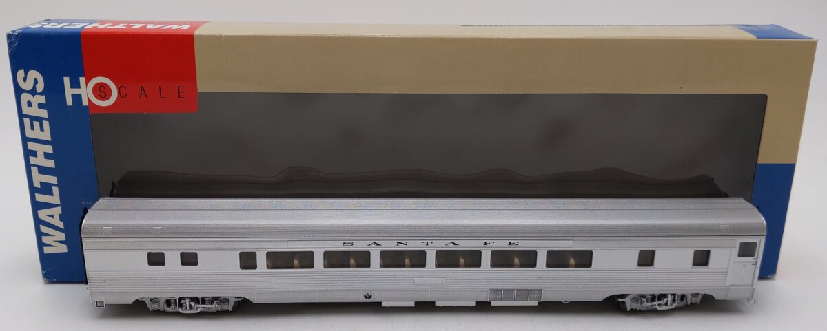 Walthers 932-6385 HO Scale Santa Fe 85` Budd 52-Seat Coach Passenger Car EX/Box