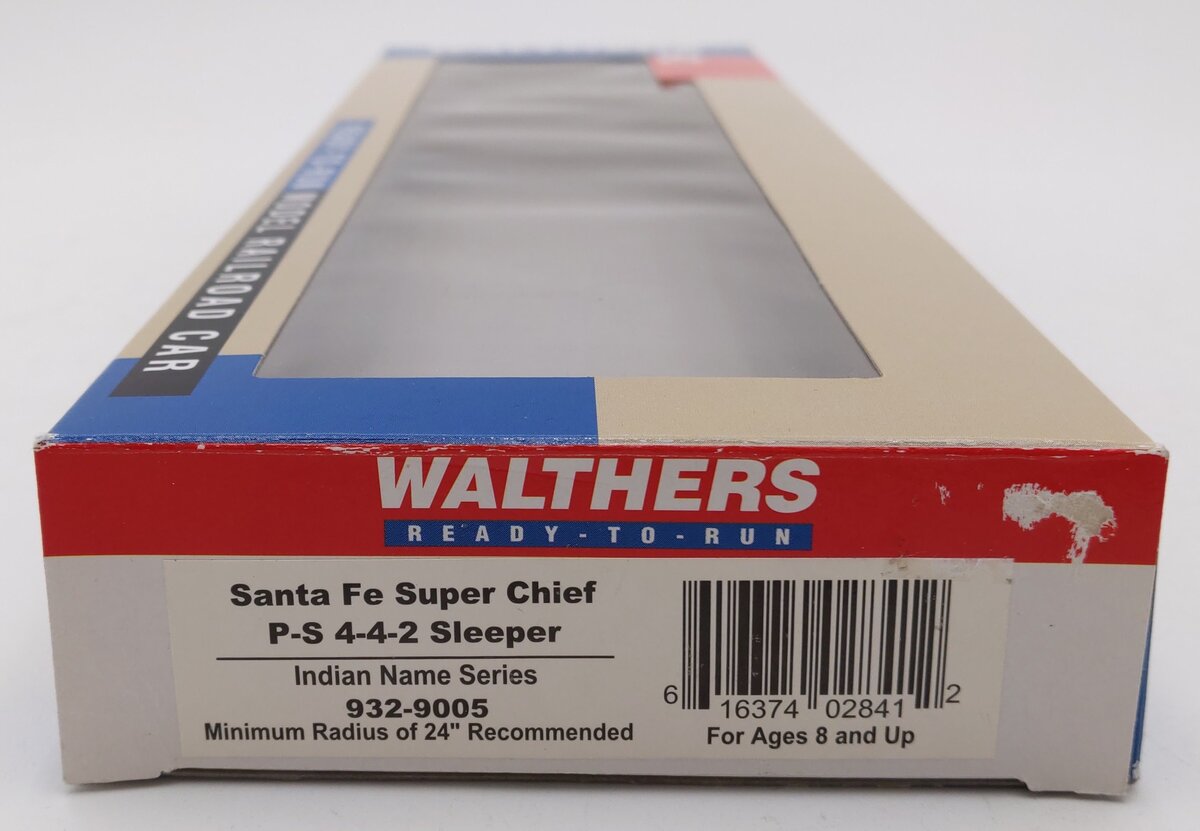 Walthers 932-9005 HO Scale Santa Fe Super Chief P-S 4-4-2 Sleeper EX/Box
