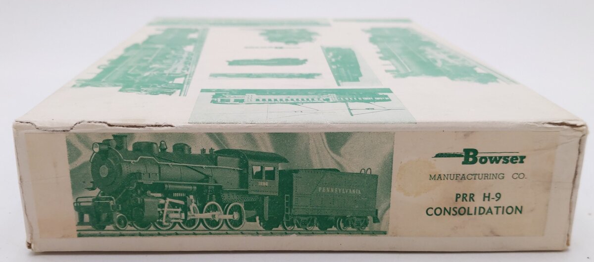 Bowser 100900 HO Pennsylvania H-9 Consolidation Steam Locomotive & Tender Kit VG/Box