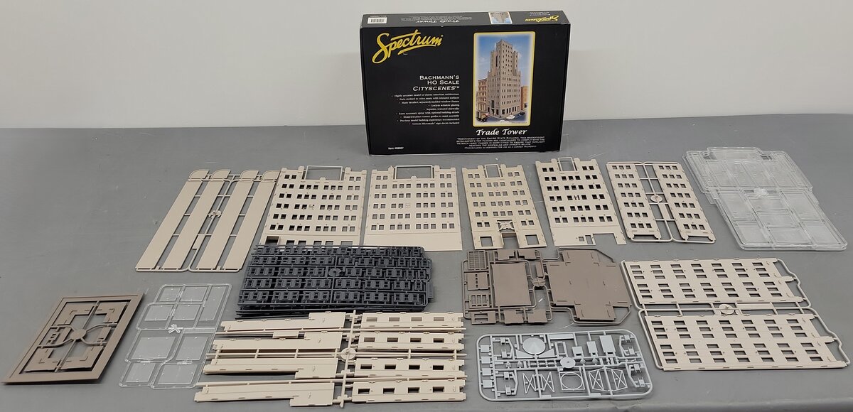 Bachmann 88007 HO Scale Spectrum Trade Tower Building Kit LN/Box