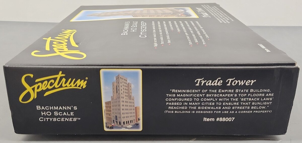 Bachmann 88007 HO Scale Spectrum Trade Tower Building Kit LN/Box