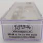 Atlas 38034 N Scale Chesapeake & Ohio 50' Flatcar w/Stakes #80485 EX/Box