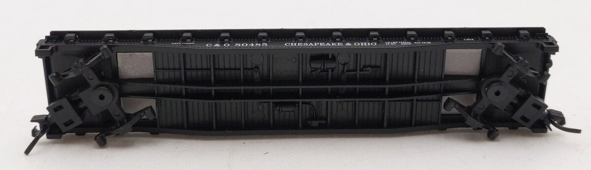 Atlas 38034 N Scale Chesapeake & Ohio 50' Flatcar w/Stakes #80485 EX/Box