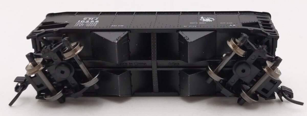 Atlas 40807 N Scale Jersey Central 2-Bay Offset Side Hopper #10258 LN/Box