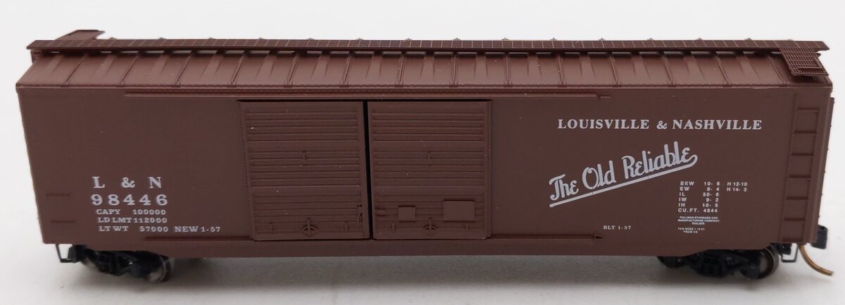 Micro-Trains 03400100 N Louisville & Nashville 50' Double Door Boxcar #98446 EX/Box