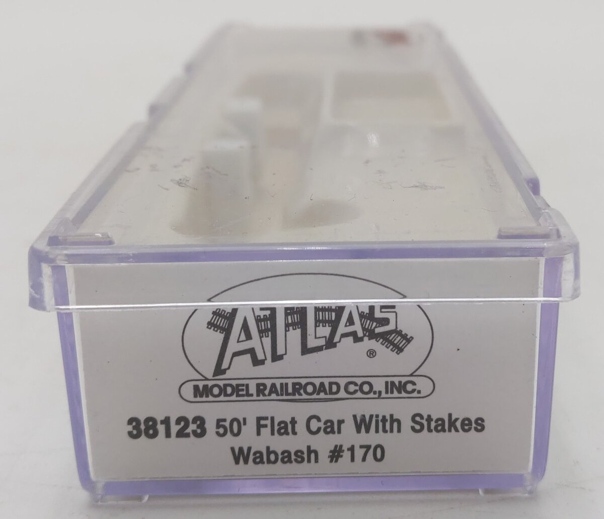 Atlas 38123 N Scale Wabash 50' Flatcar w/Stakes #170 LN/Box