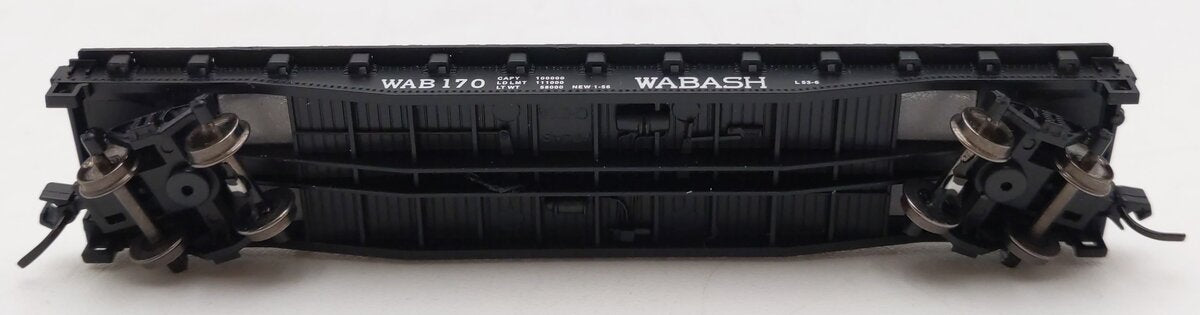 Atlas 38123 N Scale Wabash 50' Flatcar w/Stakes #170 LN/Box
