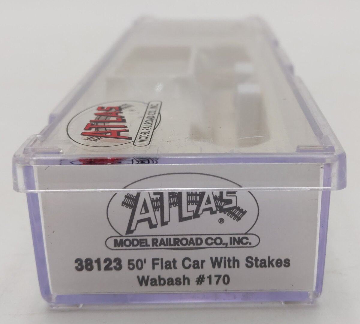 Atlas 38123 N Scale Wabash 50' Flatcar w/Stakes #170 LN/Box