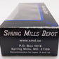 Spring Mills Depot 121213-04 HO Baltimore & Ohio I-12 Wagontop Caboose #C2453 LN/Box