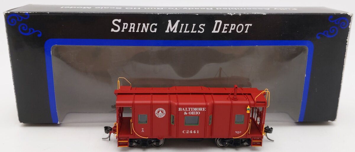 Spring Mills Depot 121213-04 HO Baltimore & Ohio I-12 Wagontop Caboose #C2453 LN/Box