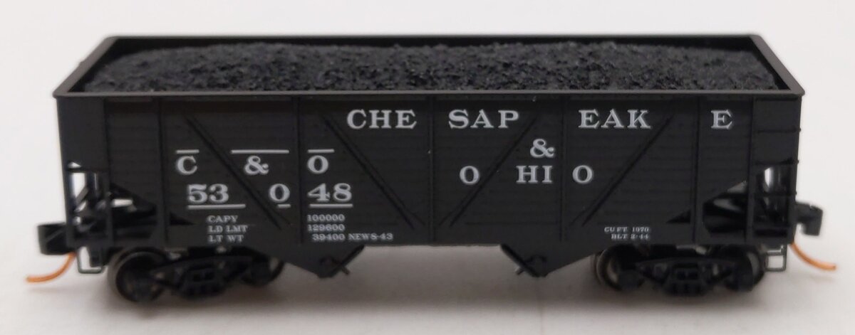Micro-Trains 05700070 N Scale C&O 33' Twin Bay Composite Side Hopper #53048 LN/Box