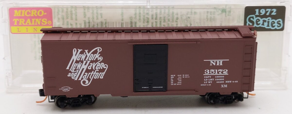 Micro-Trains 02000029 N Scale New Haven Single Door Standard Boxcar #35172 LN/Box