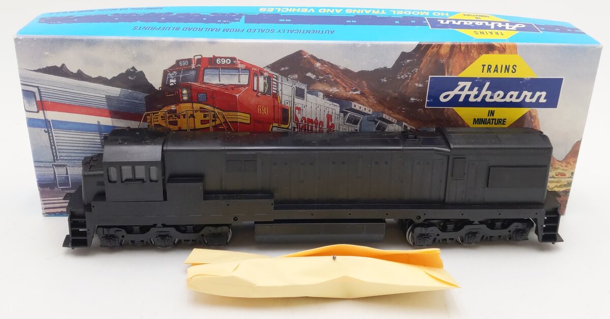 Athearn 3460 HO Scale Undecorated U30C Diesel Locomotive EX/Box