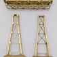 NJ International SB-2T HO Scale BRASS Two Track Signal Bridge EX/Box