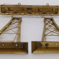 NJ International SB-2T HO Scale BRASS Two Track Signal Bridge EX/Box