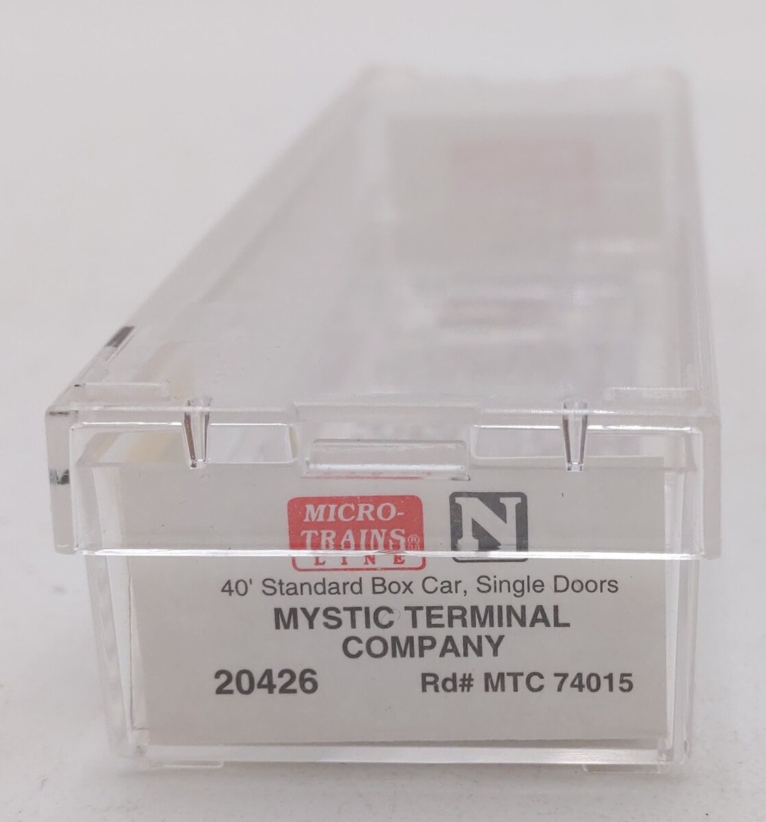 Micro-Trains 02000426 N Mystic Terminal Company 40' Standard Boxcar #74015 LN/Box