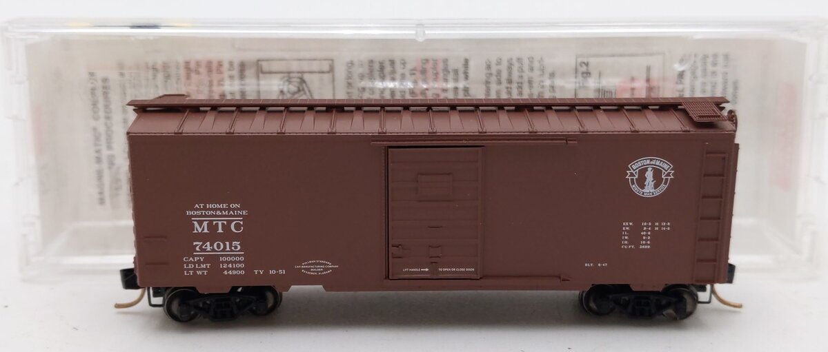 Micro-Trains 02000426 N Mystic Terminal Company 40' Standard Boxcar #74015 LN/Box