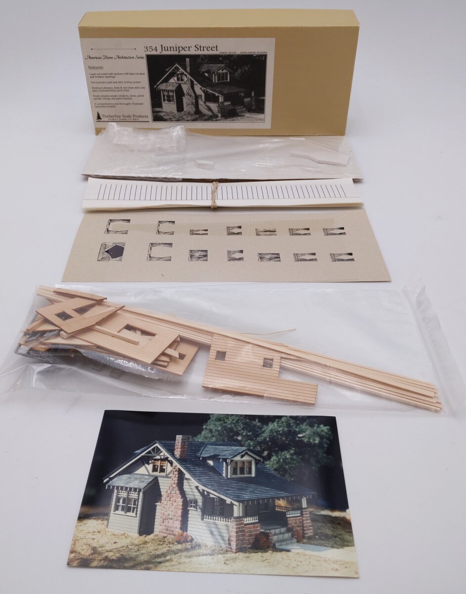 Timberline Scale Products 602 HO American Home 354 Juniper Street Building Kit VG/Box
