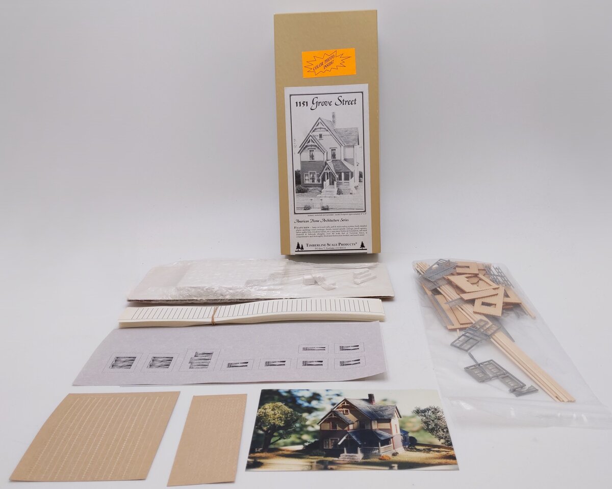 Timberline Scale Products 601 HO Scale 1151 Grove Street Building Kit LN/Box