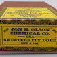 Smoky Hollow Products 941 HO Scale Jon H. Olson/Skeeters Fly Dope Model Kit LN/Box