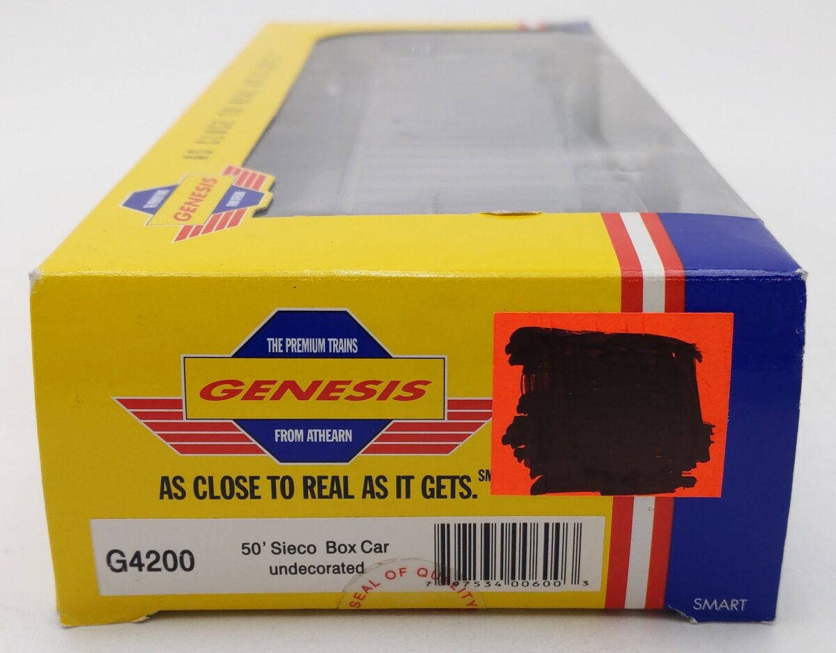 Athearn G4200 Undecorated Sieco 50' Box Car MT/Box