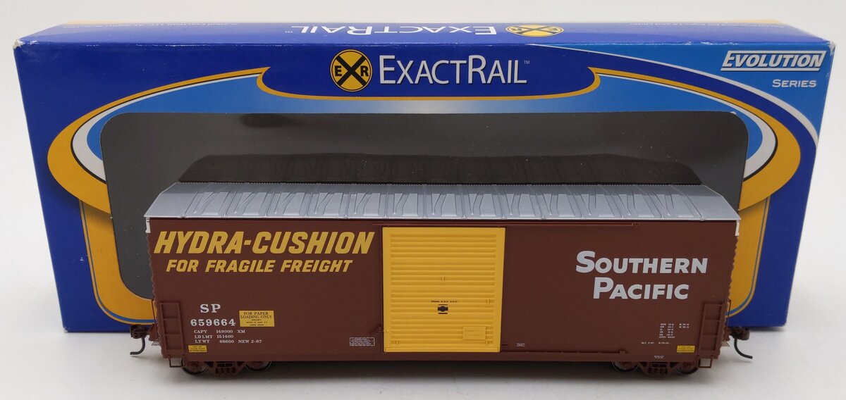ExactRail EE-1008-8 HO Scale Southern Pacific PC&F 6033 Cu. Ft. Boxcar #659664 LN/Box