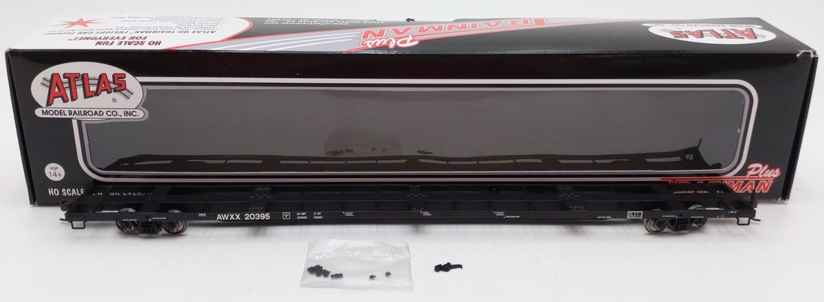 Atlas 20000833 HO Scale Allied Waste 85' Trash Flatcar #20395 EX/Box