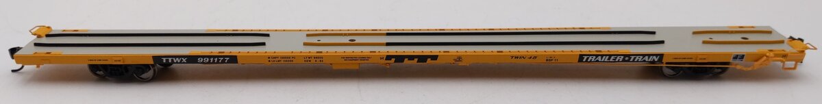 Walthers 932-40804 HO TTWX All Purpose Flat Car W/ ACF Hitches # 991177 EX/Box