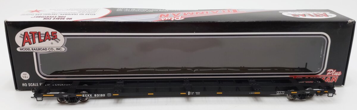 Atlas 20000834 HO Scale ECDC Environmental 85' Trash Container Flatcar #93192 EX/Box