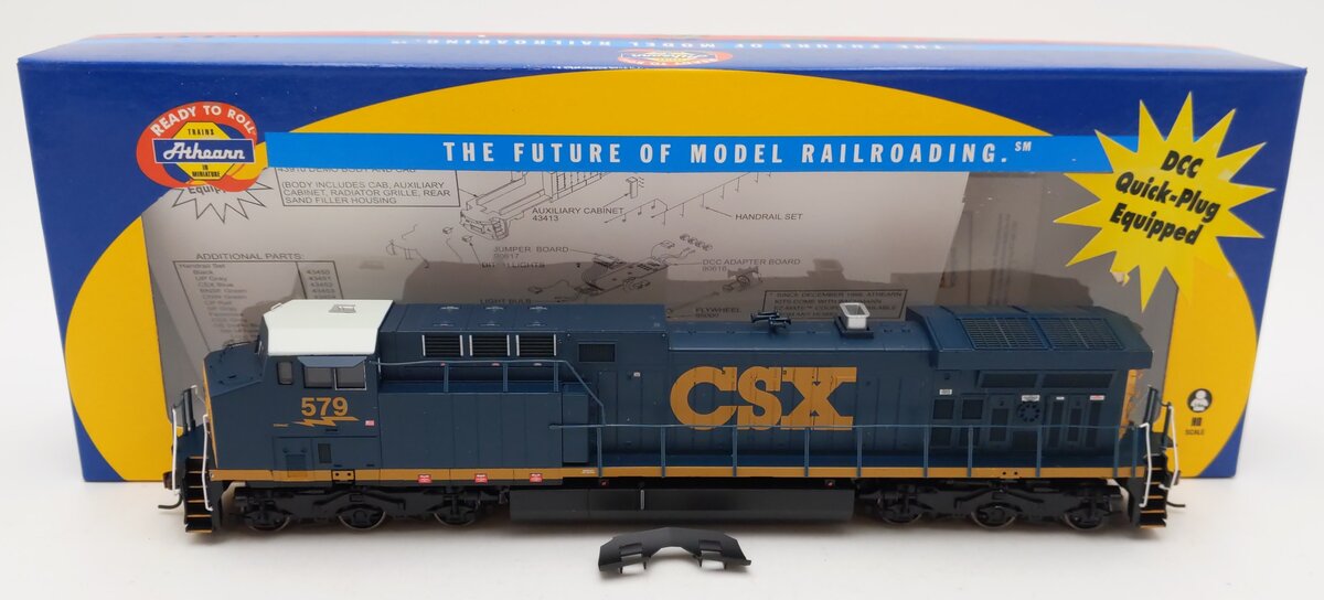 Athearn 79870 HO Scale CSX AC4400 Diesel Locomotive #579 w/DCC EX/Box