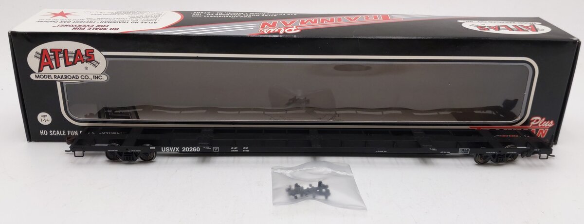 Atlas 20001529 HO Scale USA Waste 85' Trash Container Flatcar #20260 LN/Box