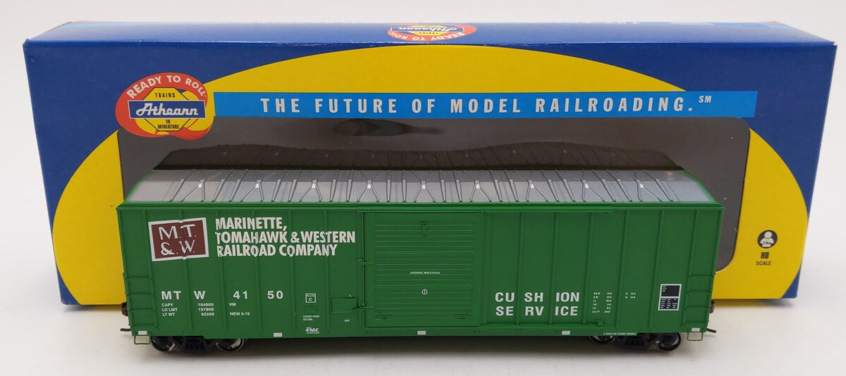 Athearn 96605 HO Scale Marinette Tomahawk & Western 50' FMC 5347 Boxcar #4150 LN/Box