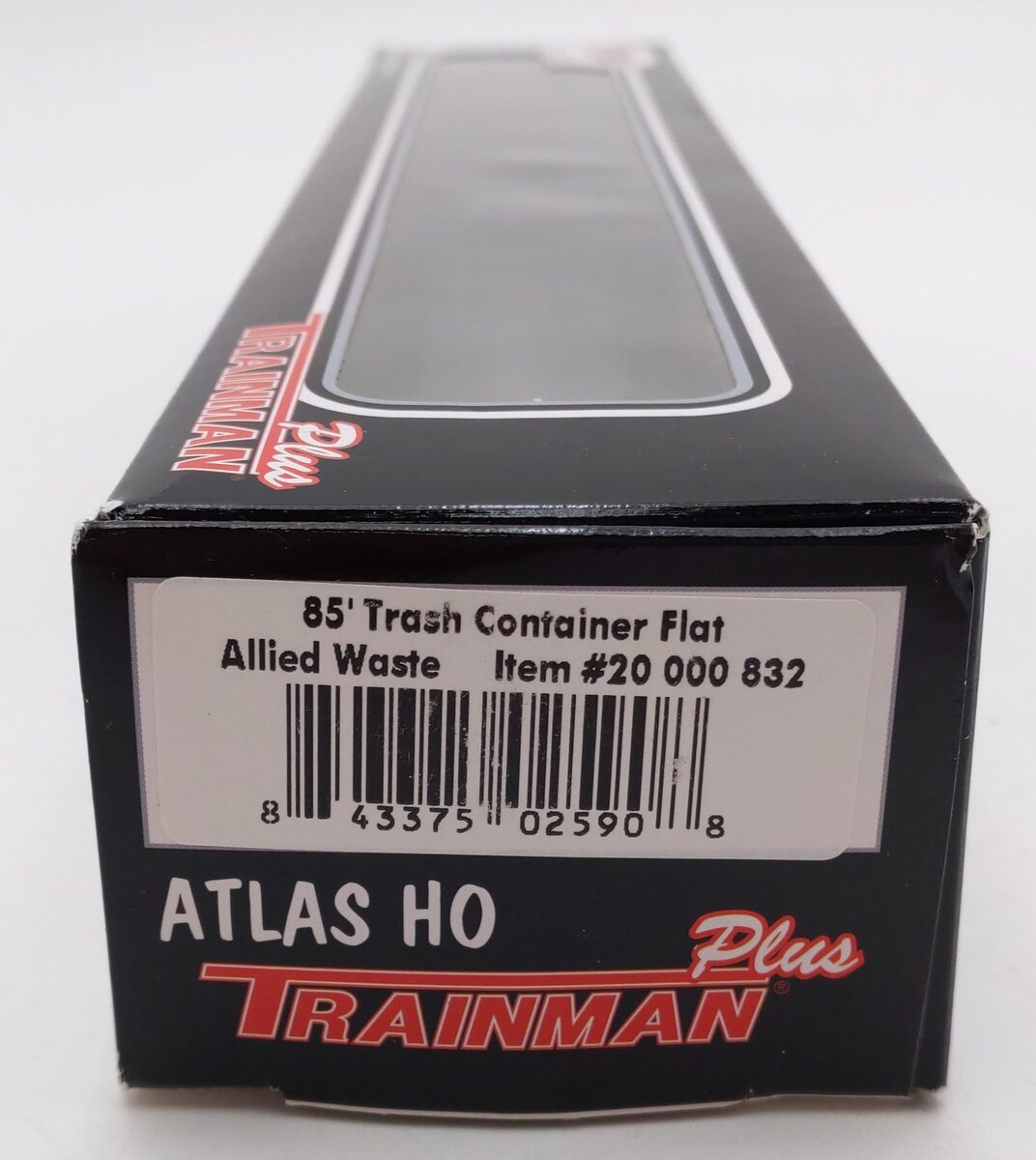 Atlas 20000832 HO Scale Allied Waste 85' Trash Container Flatcar #20261 EX/Box