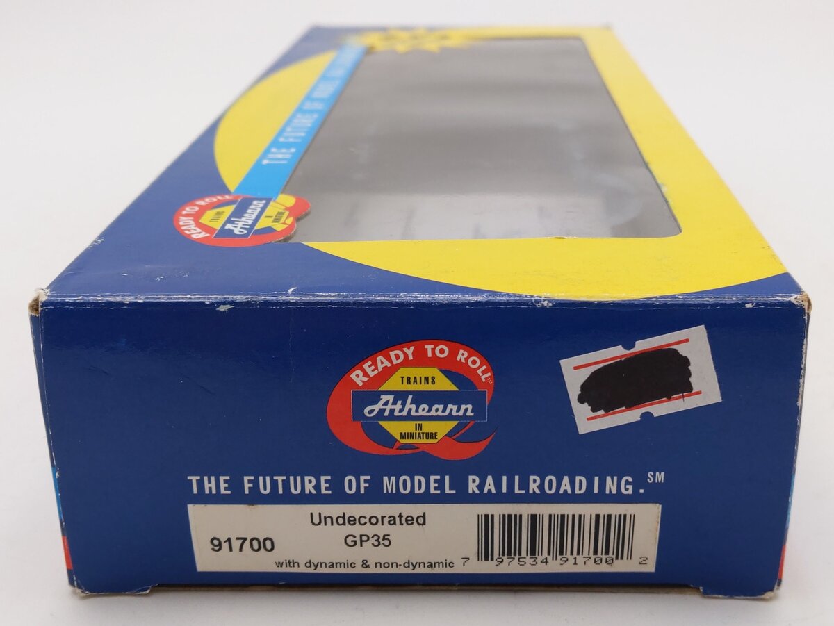 Athearn 91700 HO Scale Undecorated GP35 Diesel Locomotive EX/Box
