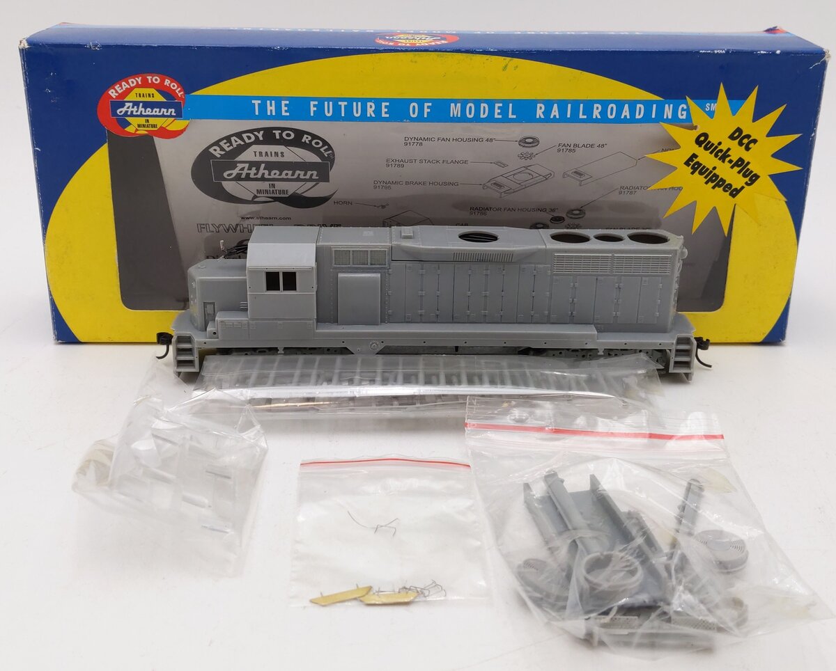Athearn 91700 HO Scale Undecorated GP35 Diesel Locomotive EX/Box