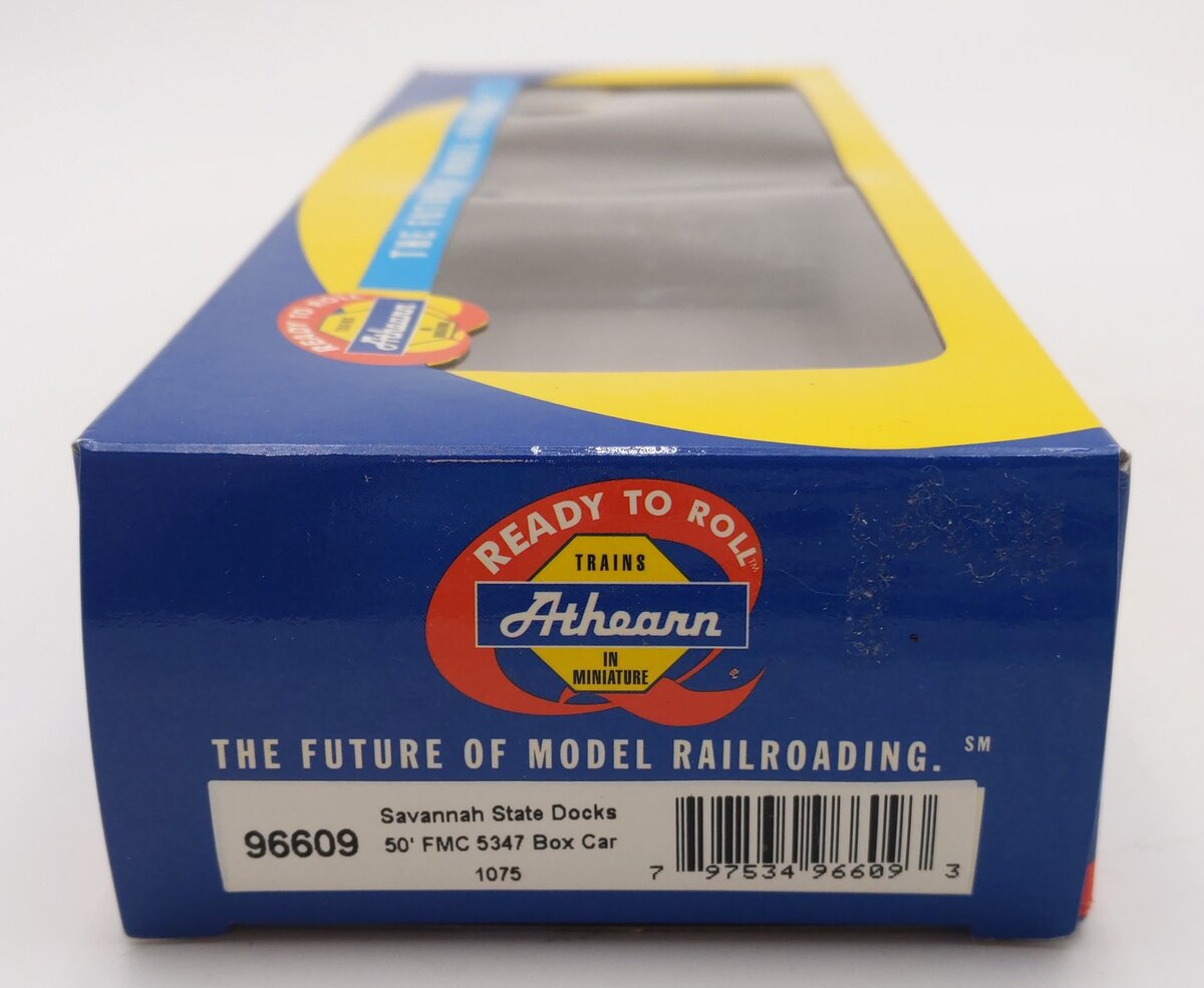 Athearn 96609 HO Scale Savannah State Docks 50' FMC 5347 Boxcar #1075 LN/Box