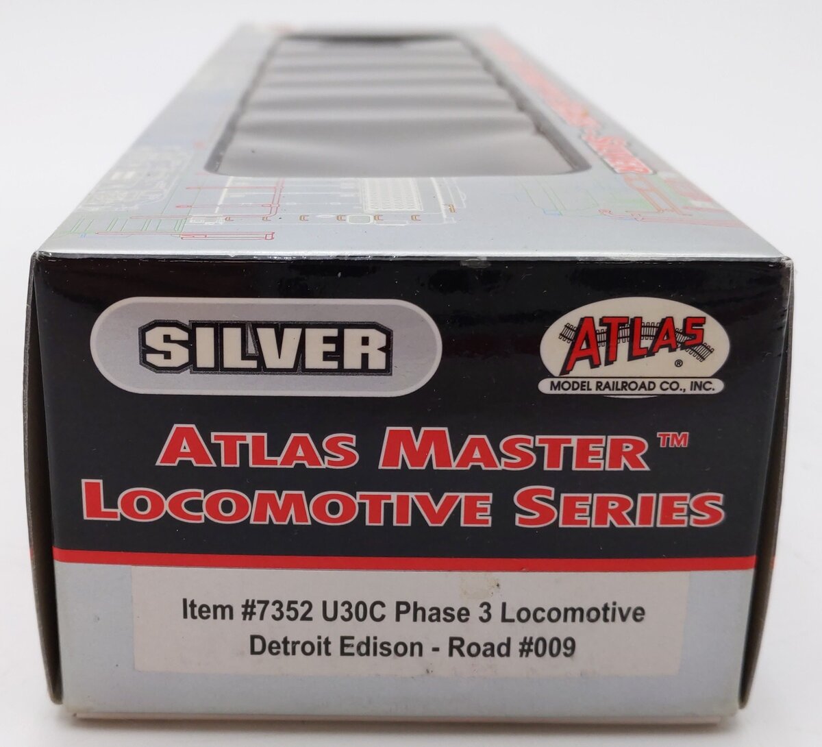 Atlas 7352 HO Scale Detroit Edison U30C Phase 3 Diesel Locomotive #009 LN/Box