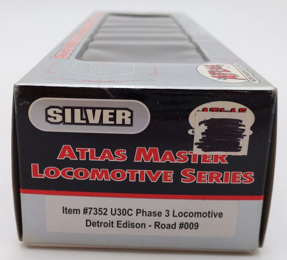Atlas 7352 HO Scale Detroit Edison U30C Phase 3 Diesel Locomotive #009 LN/Box
