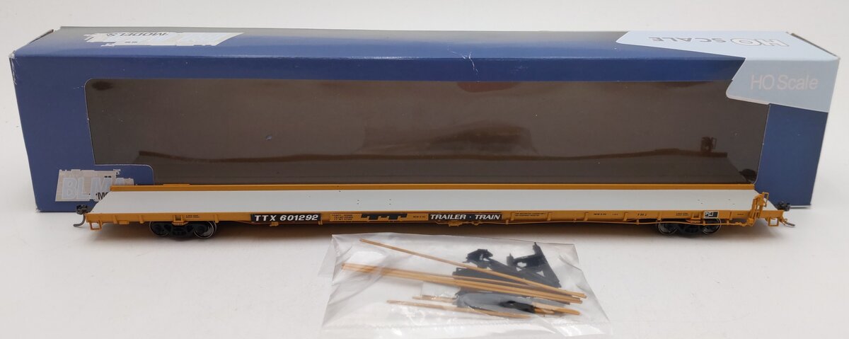 BLMA Models 51020 HO Scale TTX ACF F89-J 89' Flatcar #601292 EX/Box