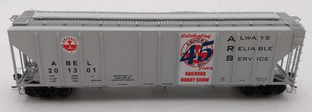 ExactRail EP-80182-4 HO Scale Amherst Belt Lines PS-2CD Covered Hopper #201301 LN/Box