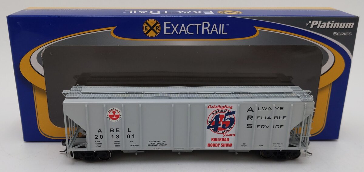 ExactRail EP-80182-4 HO Scale Amherst Belt Lines PS-2CD Covered Hopper #201301 LN/Box