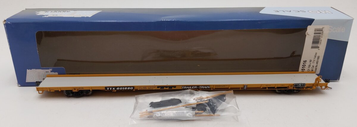 BLMA Models 51016 HO Scale TTX ACF F89-J 89' Flatcar #601880 EX/Box