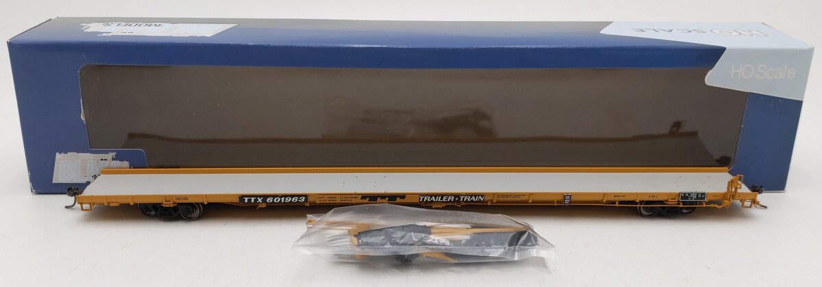 BLMA Models 51018 HO Scale TTX ACF F89-J 89' Flatcar #601963 EX/Box