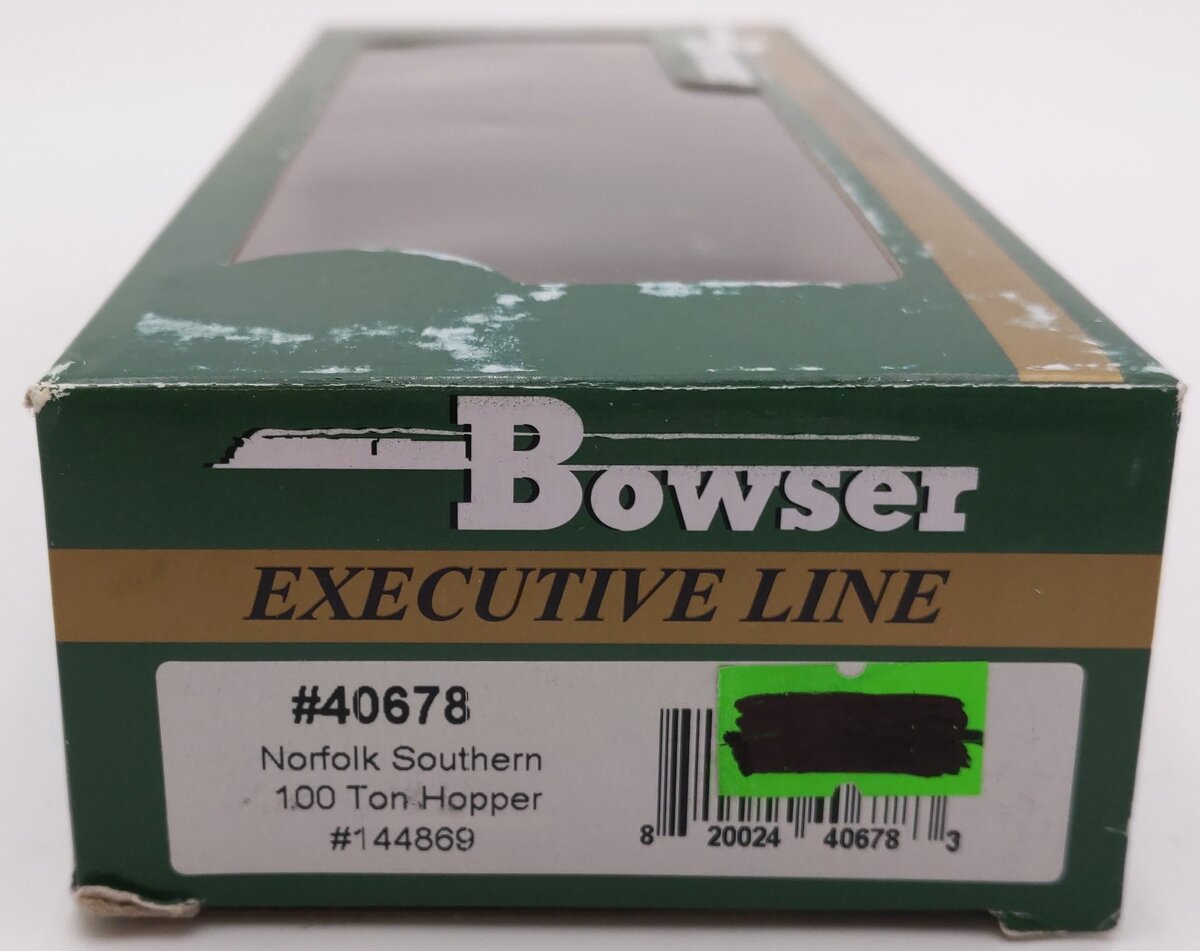 Bowser 40678 HO Scale Norfolk Southern 100 Ton Hopper #144869 NIB