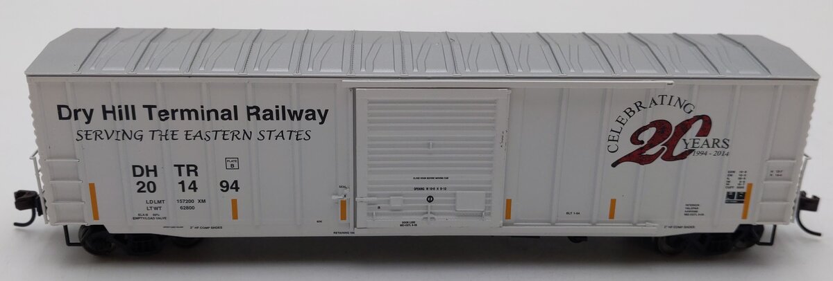 Atlas ARS-04 HO Scale Dry Hill Terminal Railway 50' Rib-Side Boxcar #201494 LN/Box