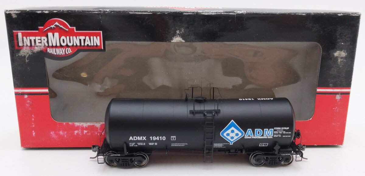 InterMountain 47803-19 HO Scale ADM 19.6K Gallon Tank Car #19410 EX/Box