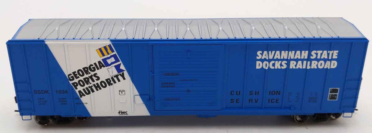 Athearn 96608 HO Scale Savannah State Docks 50' FMC 5347 Boxcar #1034 LN/Box