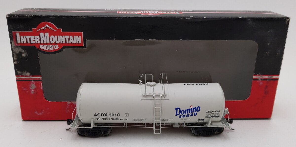 InterMountain 47807-15 HO Scale Domino Sugar 19.6K Gallon Tank Car #3010 EX/Box