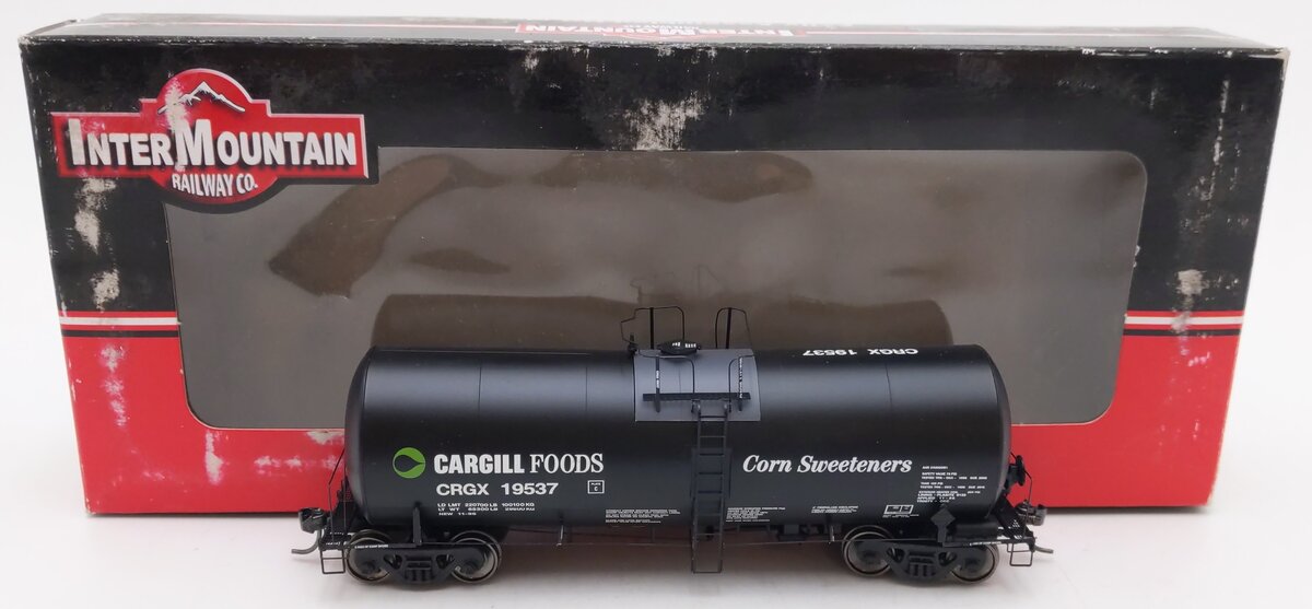 InterMountain 47805-10 HO Scale Cargill Foods 19.6K Gallon Tank Car #19537 LN/Box