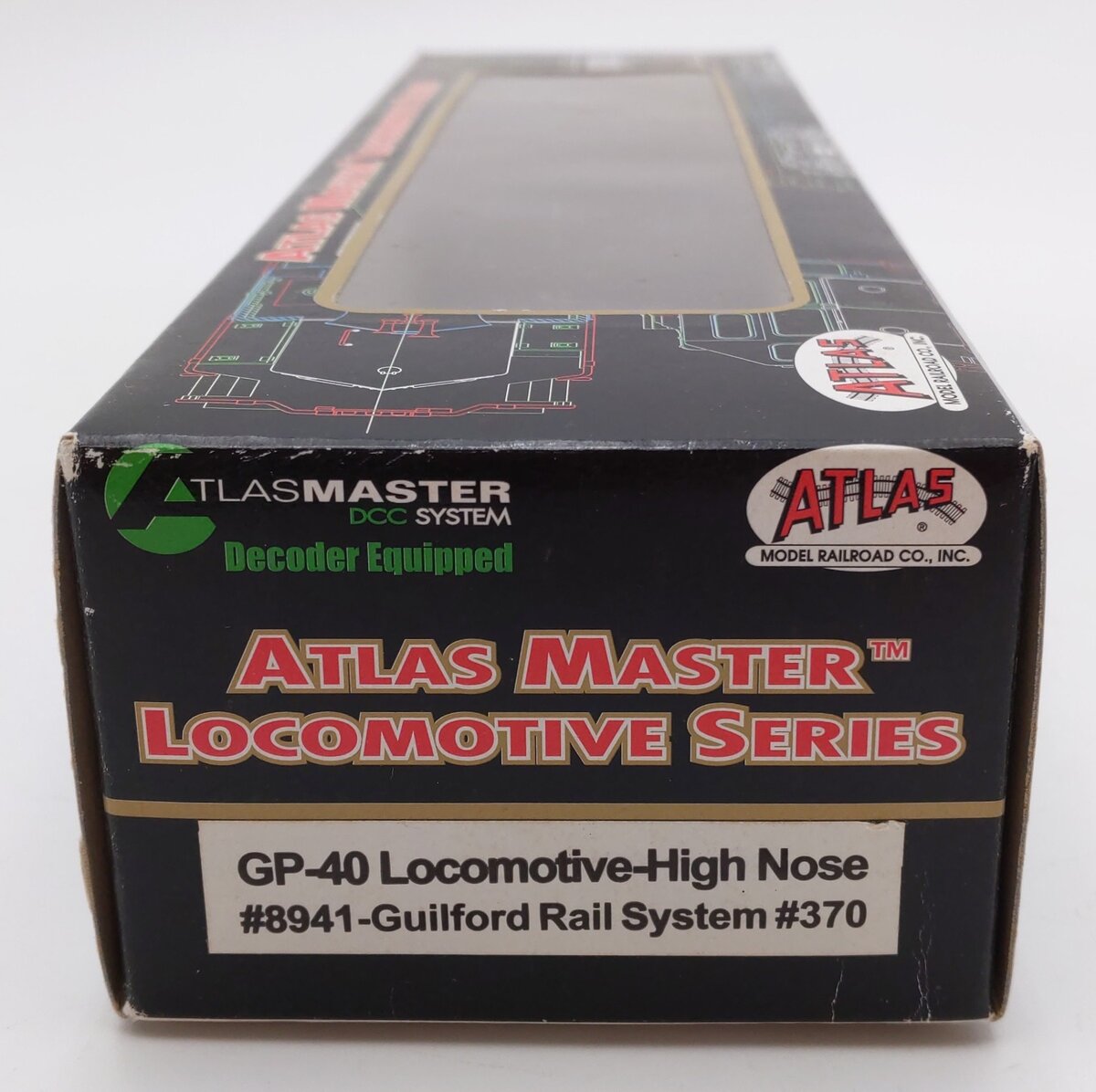 Atlas 8941 HO Scale Guilford Rail System GP-40 High-Nose Diesel Locomotive #370 EX/Box